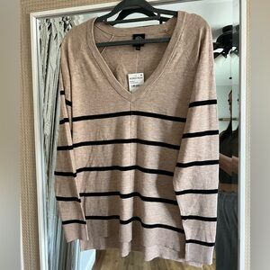 NWT Women’s Bobeau striped sweater